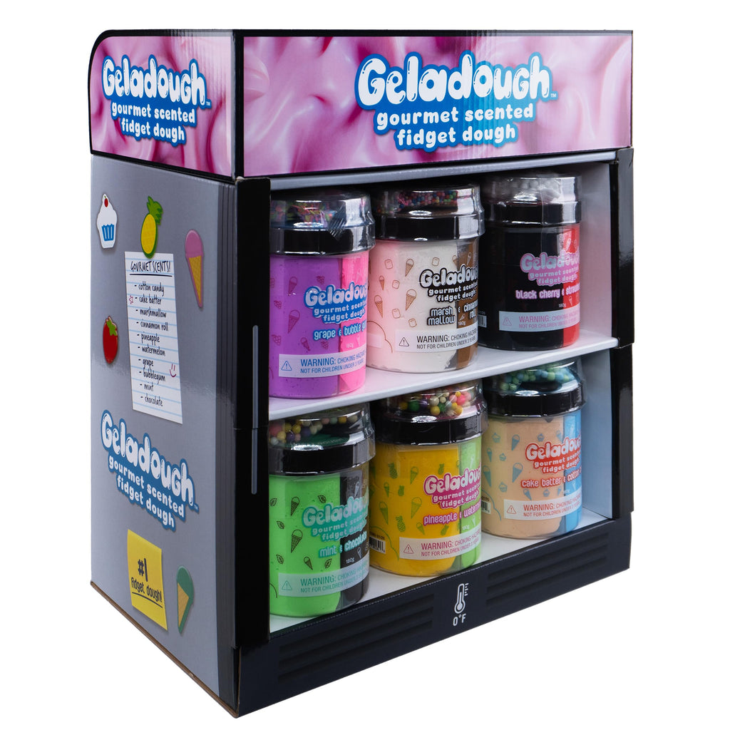 Geladough Mint & Chocolate Scented Butter Cloud Dough – Non-Sticky Sensory Putty with Mix-Ins (180g)