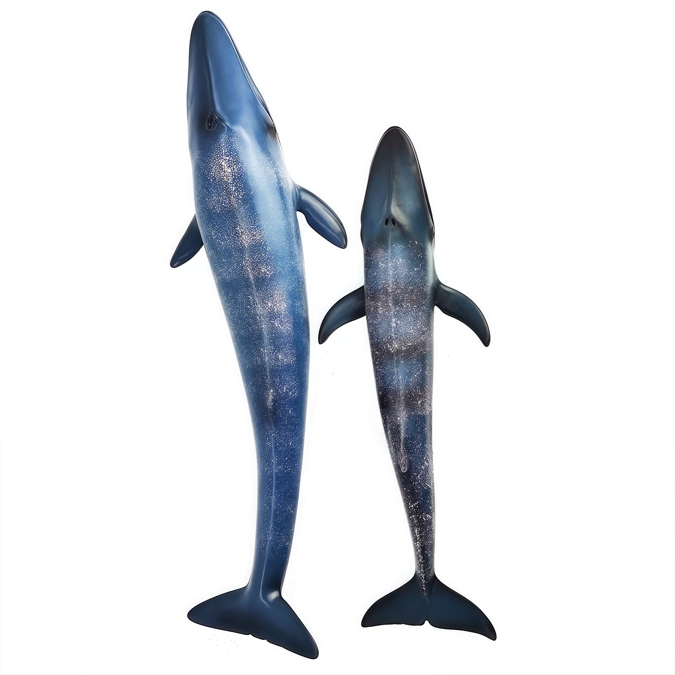 Gemini&Genius Blue Whale Action Figure – Realistic Hand-Painted Soft PVC Ocean Toy for Kids & Collectors