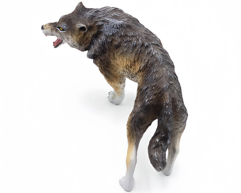 Gemini&Genius Dire Wolf Action Figure – Realistic Prehistoric Toy for Kids, 6-10 inches, Eco-Friendly
