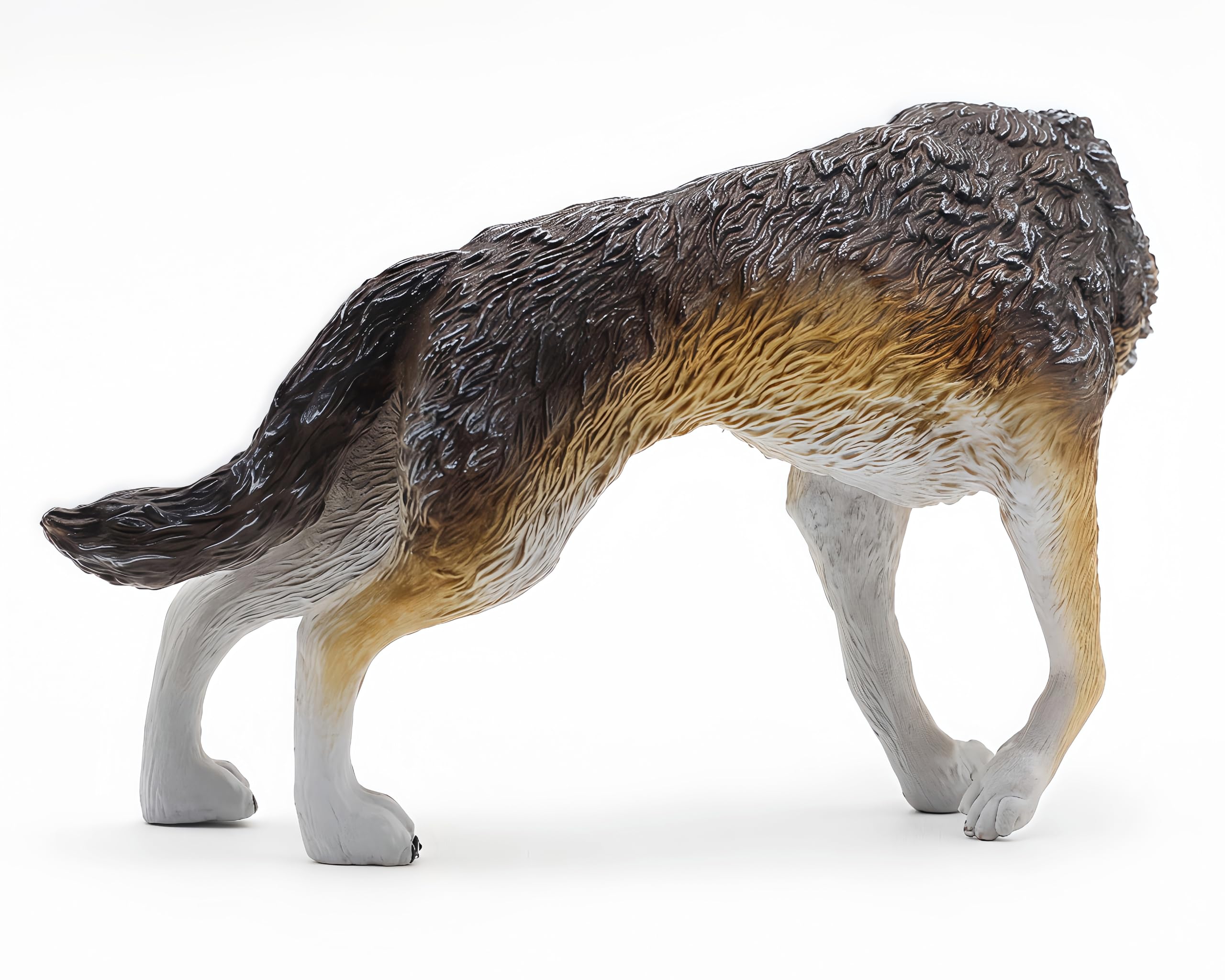 Gemini&Genius Dire Wolf Action Figure – Realistic Prehistoric Toy for Kids, 6-10 inches, Eco-Friendly