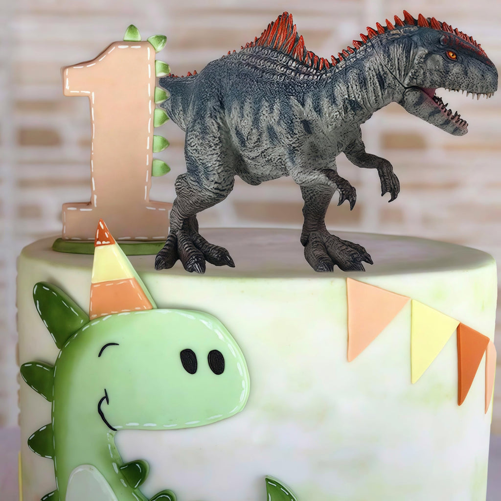 Gemini&Genius Giganotosaurus Dinosaur Toy – Movable Jaw, Hand-Painted, Realistic Action Figure for Kids and Collectors