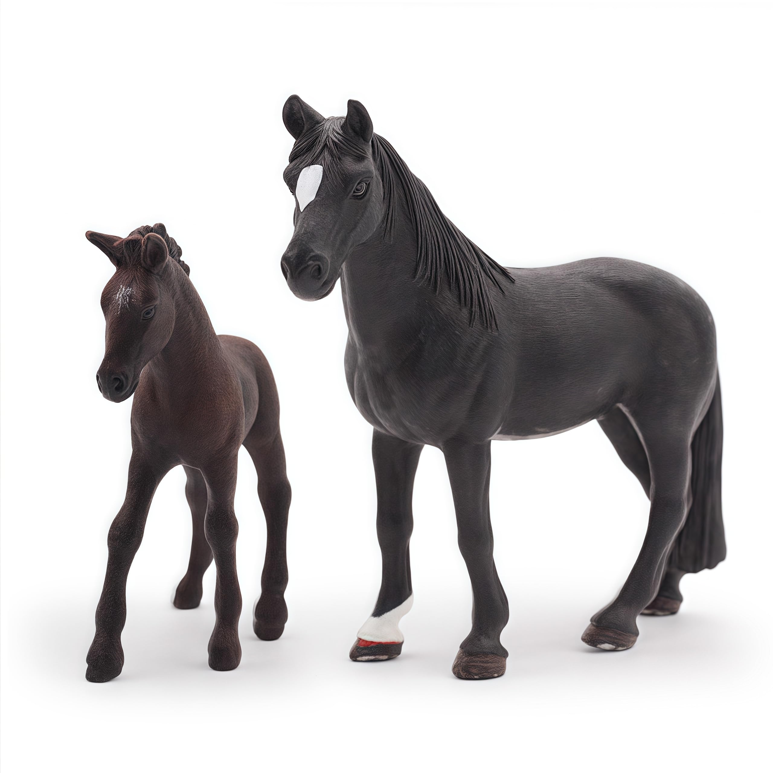 Gemini&Genius Horse Toy Set – Realistic Farm Animal Figures for Kids, Party Favors and Birthday Gifts