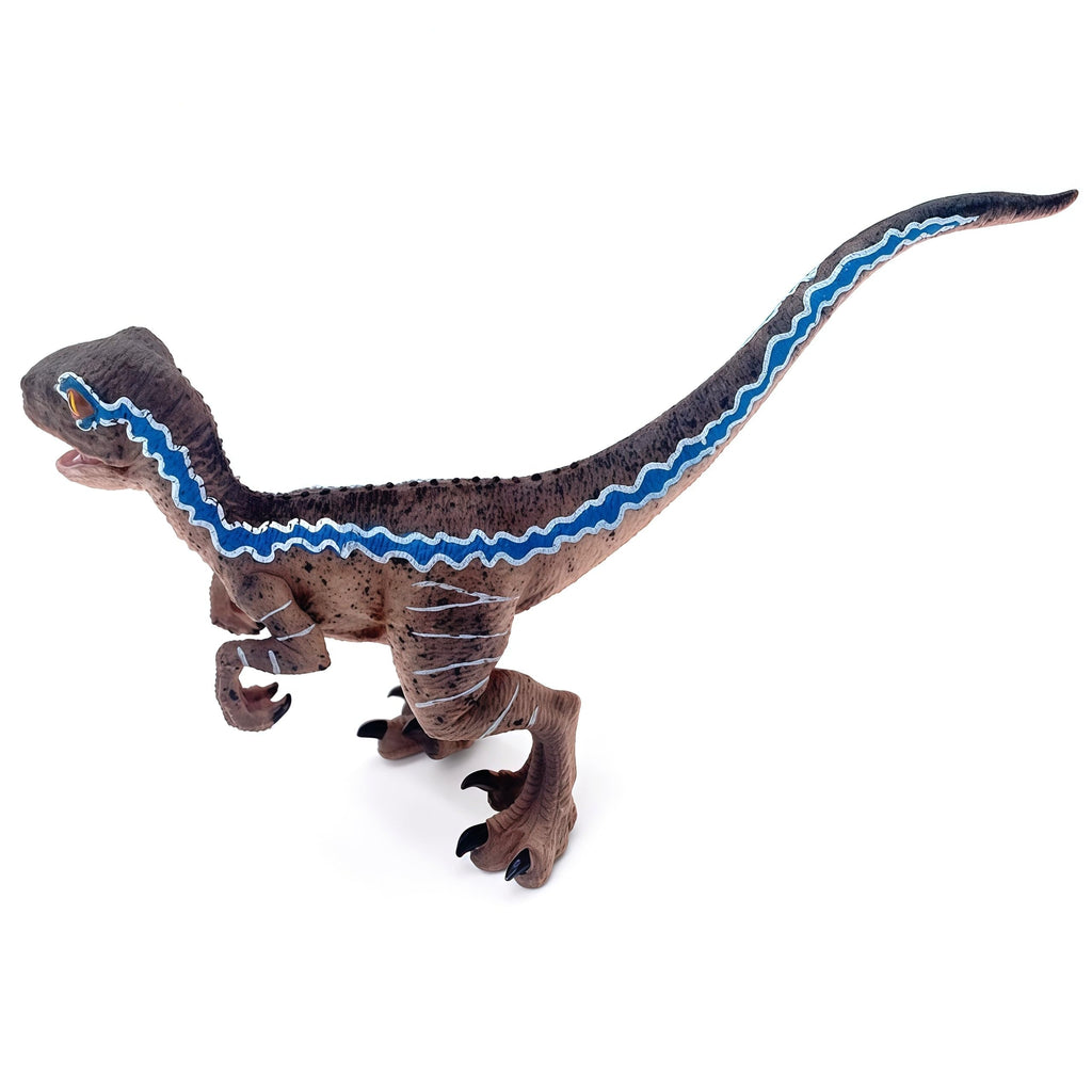 Gemini&Genius Velociraptor Action Figure with Movable Jaw and Hands – Dinosaur Toy for Kids, Cake Topper, Collectible