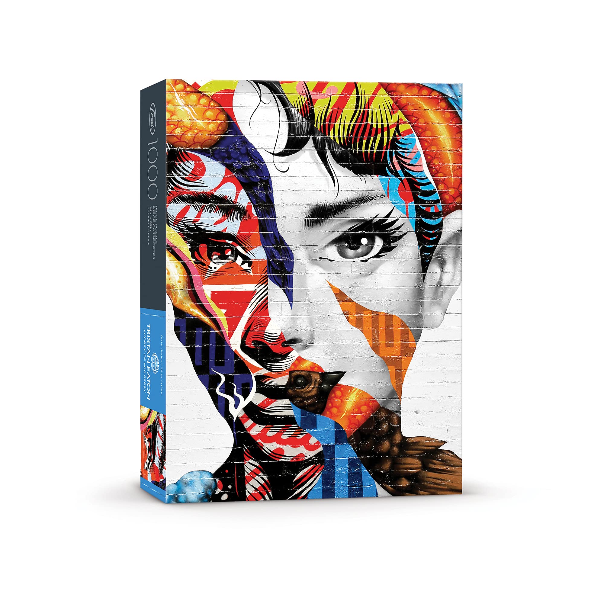 Genuine Fred Audrey of Mulberry by Tristan Eaton 1000-Piece Puzzle – 14x32 Inches