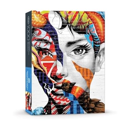 Genuine Fred Audrey of Mulberry by Tristan Eaton 1000-Piece Puzzle – 14x32 Inches