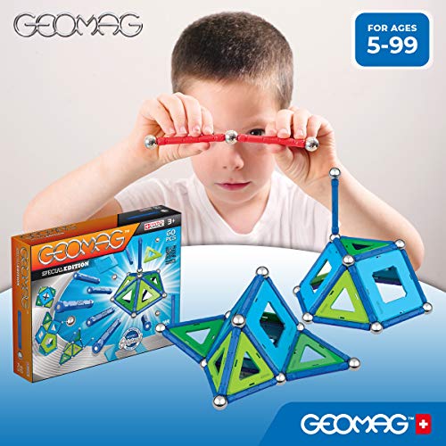 Geomag PANELS 32-Piece Magnetic Building Set – Swiss-Made STEM Toy for Kids Ages 5+