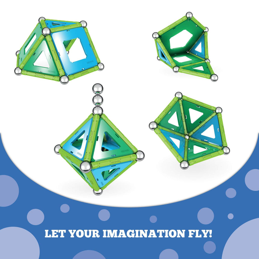 Geomag PANELS 32-Piece Magnetic Building Set – Swiss-Made STEM Toy for Kids Ages 5+