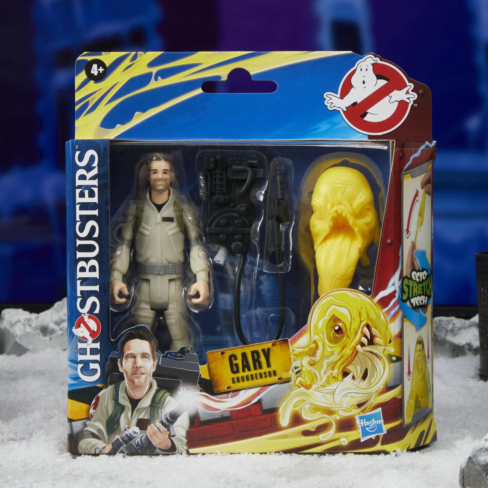 Ghostbusters Gary Grooberson Action Figure with Stretchy Pukey Ghost and Proton Pack Accessory
