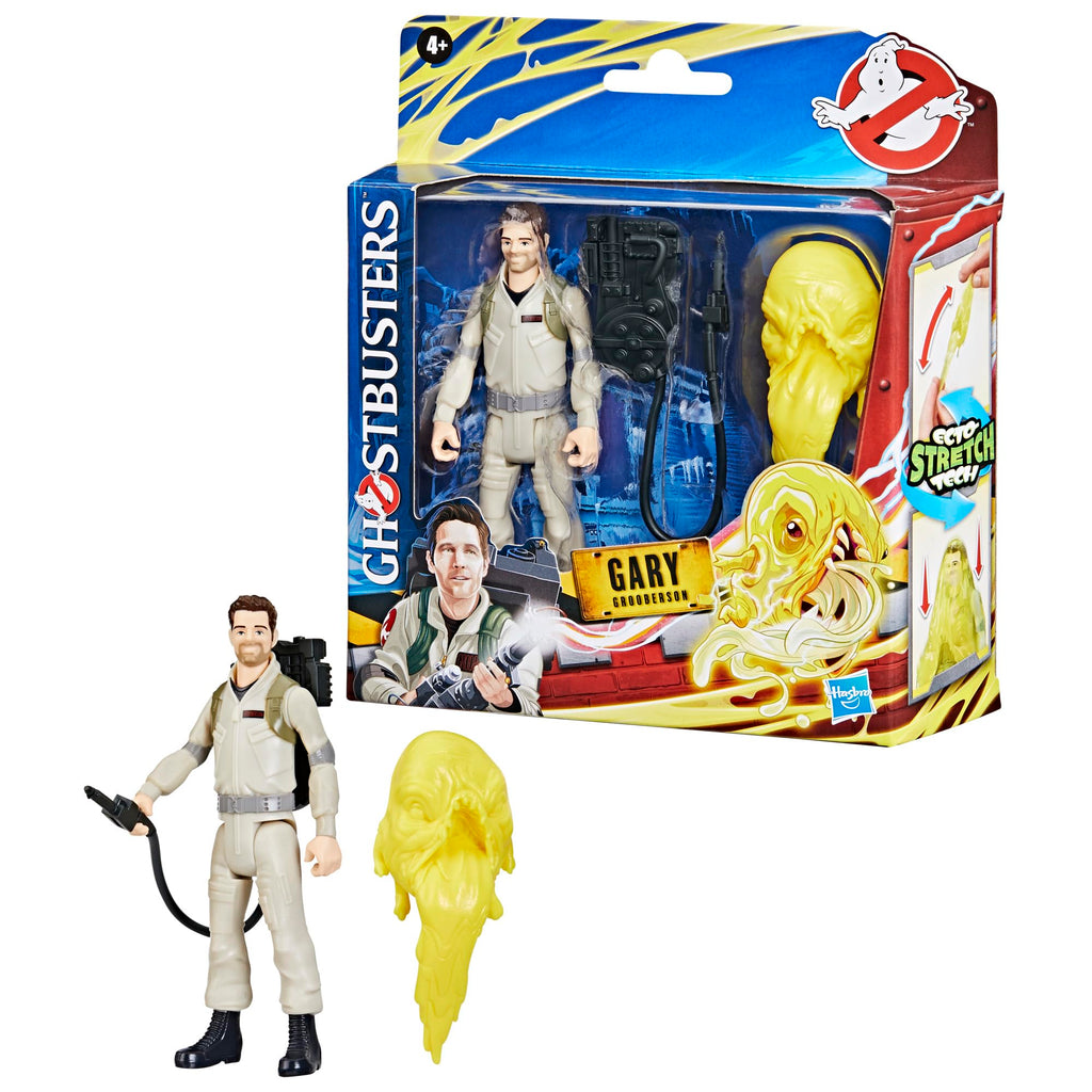 Ghostbusters Gary Grooberson Action Figure with Stretchy Pukey Ghost and Proton Pack Accessory