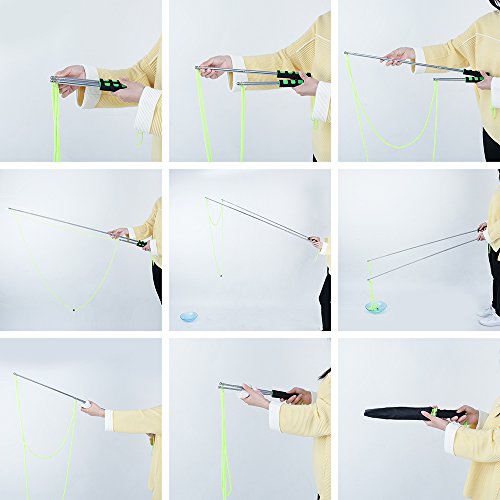 Giant Stainless Steel Bubble Wand for Kids & Adults – Telescopic with 6 Lengths, Sponge Handles, and Storage Bag