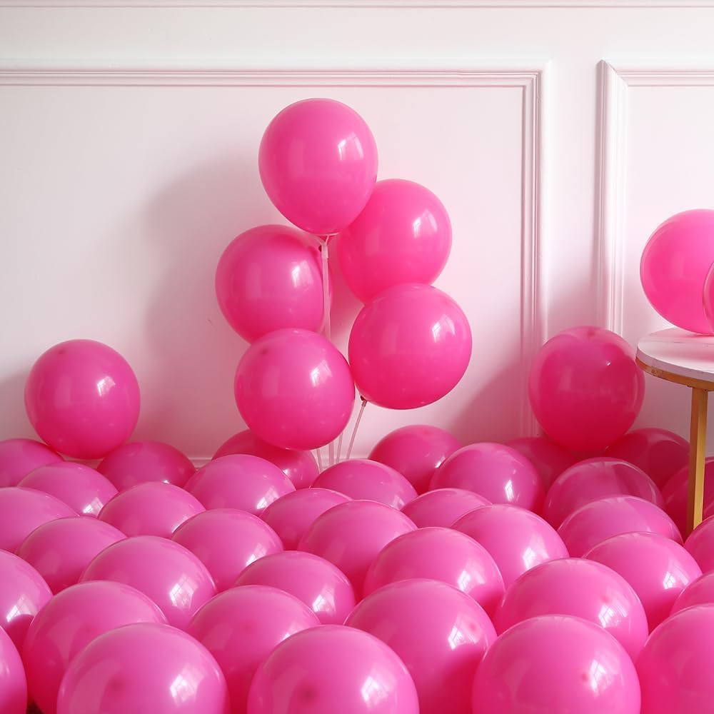 GIHOO Tropical Balloon Arch Kit 144pcs - Hawaiian Luau Decor with Watermelon, Flamingo