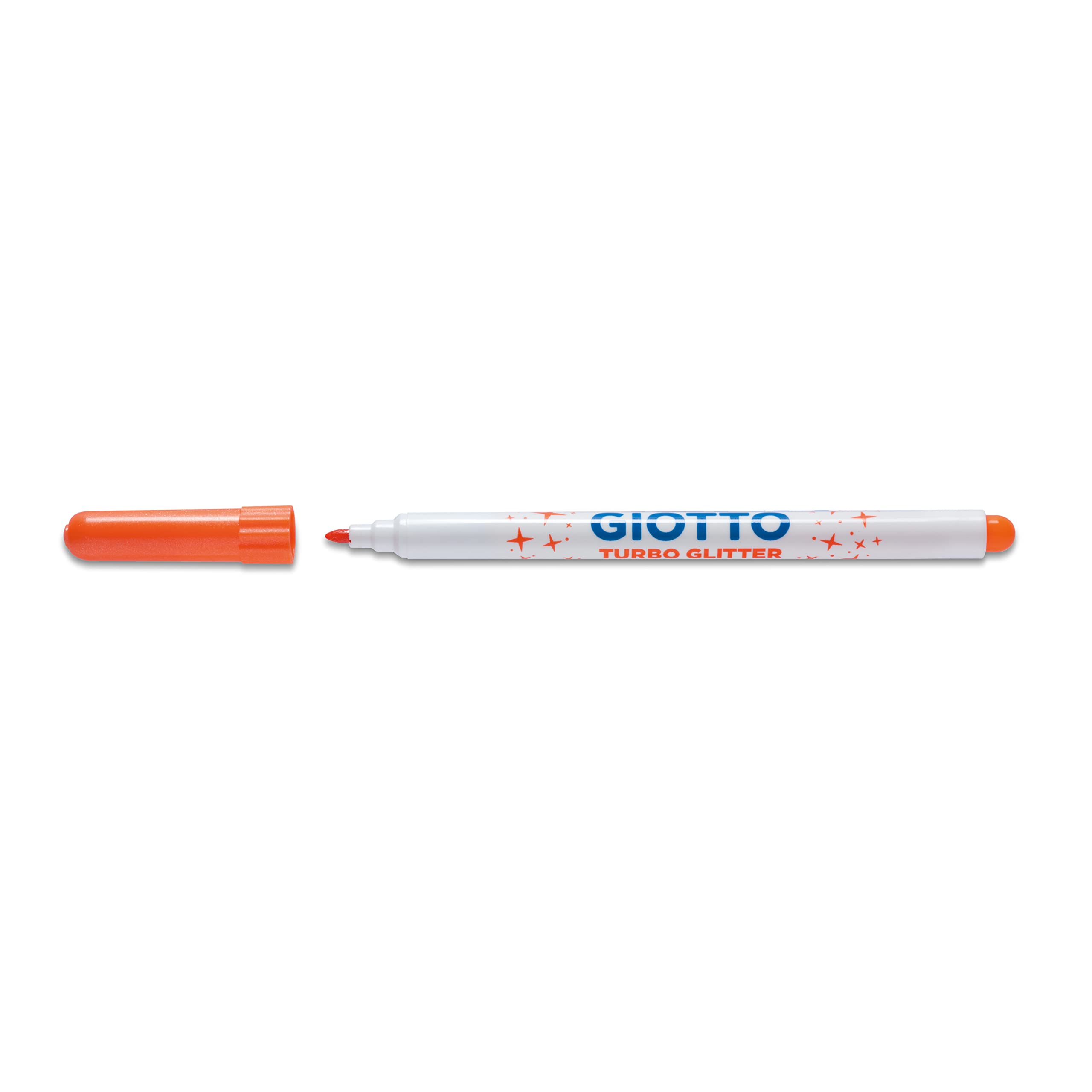 Giotto Glitter Markers Set of 8 - Sparkly Felt Tip Pens for Crafting and Decorating