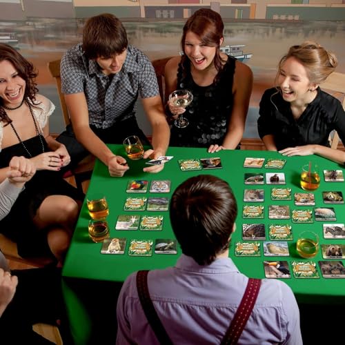 gisgfim 100-Card Wild Animals Memory Matching Game – 50 Pairs for Kids