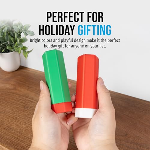 Glistco Money Maze Gift Box – Reusable Labyrinth Puzzle Cash Holder for Birthdays & Holidays (Red & Green)