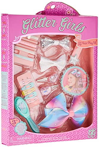 Glitter Girls 14-Inch Doll Hair Play Set – 16-Piece Styling Accessories for Kids Ages 3+