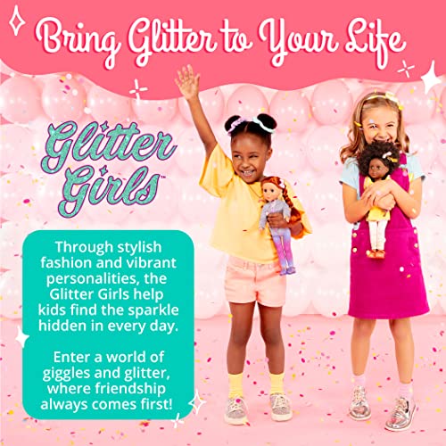 Glitter Girls Shine Bright Outfit – Doll Clothes for 14-Inch Dolls (Sweater, Tutu, Shoes)