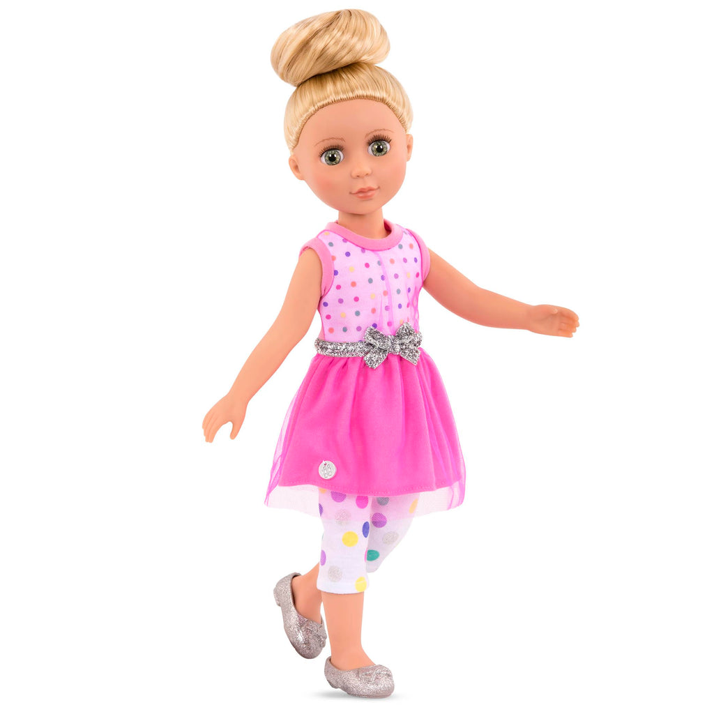 Glitter Girls Stay Sparkly Dress & Leggings Outfit for 14-Inch Dolls