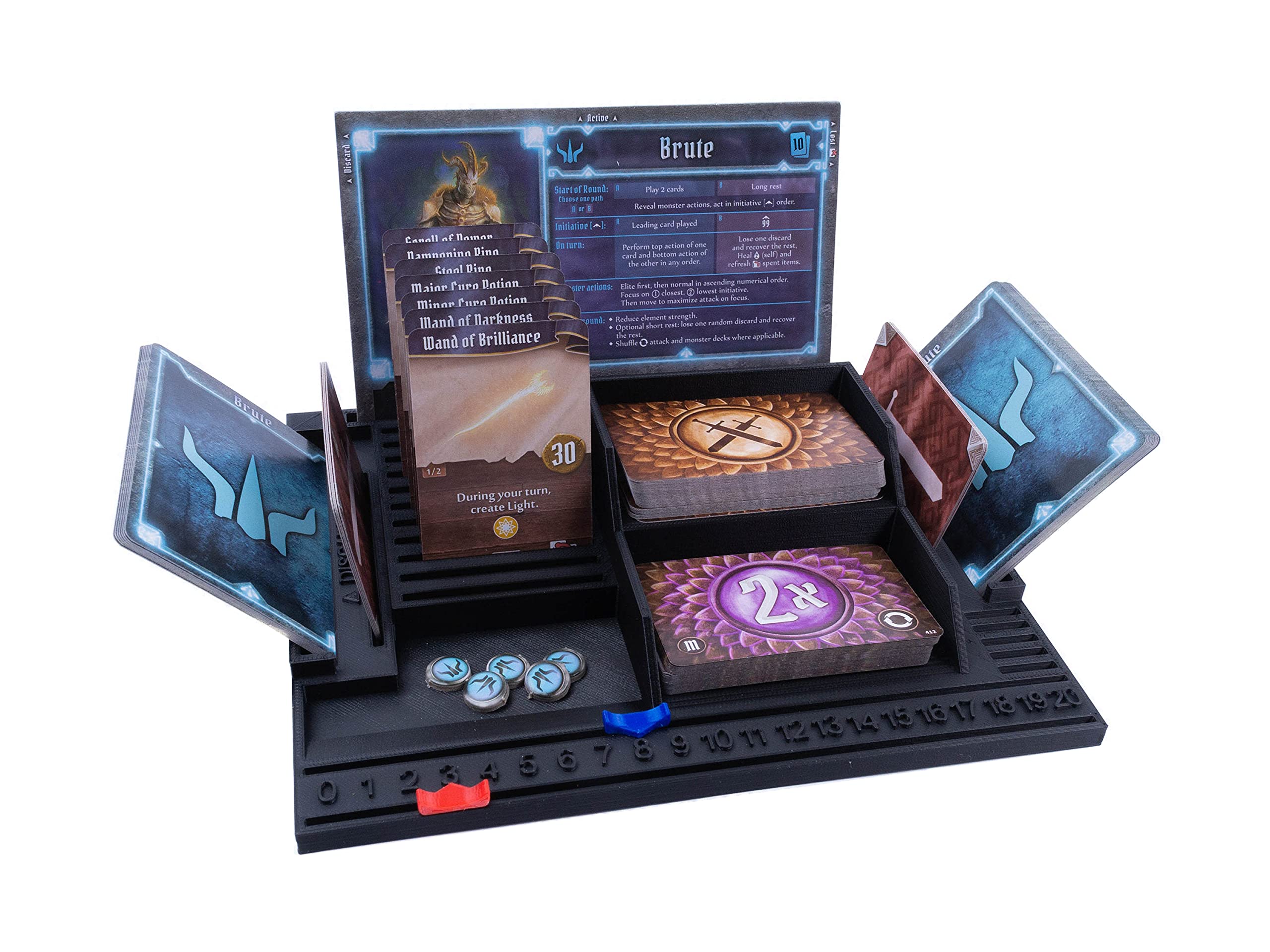 Gloomhaven Player Dashboard with Slide Tracker – 3D Vikings