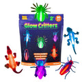 Glow Critters 30-Pack: Glow-in-the-Dark Fake Bug Toys & Mini Glow Sticks for Easter Eggs, Halloween Party Favors, and Basket Stuffers
