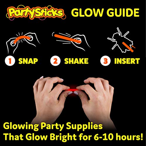 Glow Critters 30-Pack: Glow-in-the-Dark Fake Bug Toys & Mini Glow Sticks for Easter Eggs, Halloween Party Favors, and Basket Stuffers