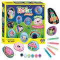 Glow-in-the-Dark Rock Painting Kit for Kids - 10 Rocks, Paints & Transfers
