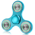 Glowing Fidget Spinner – Metal Silent Light-Up Toy for Stress Relief, Spins 3-8 Minutes