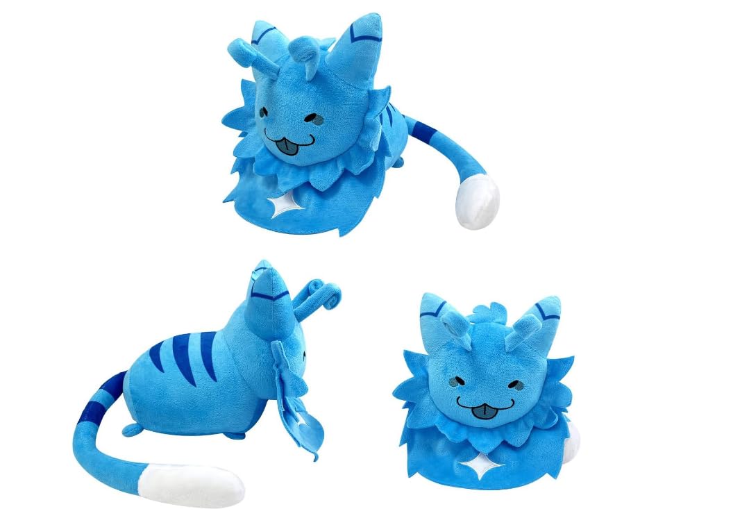 Gnarpy Plush - 8-Inch Regretavator Alien Cat Plush Toy, Soft Blue Plushie for Fans