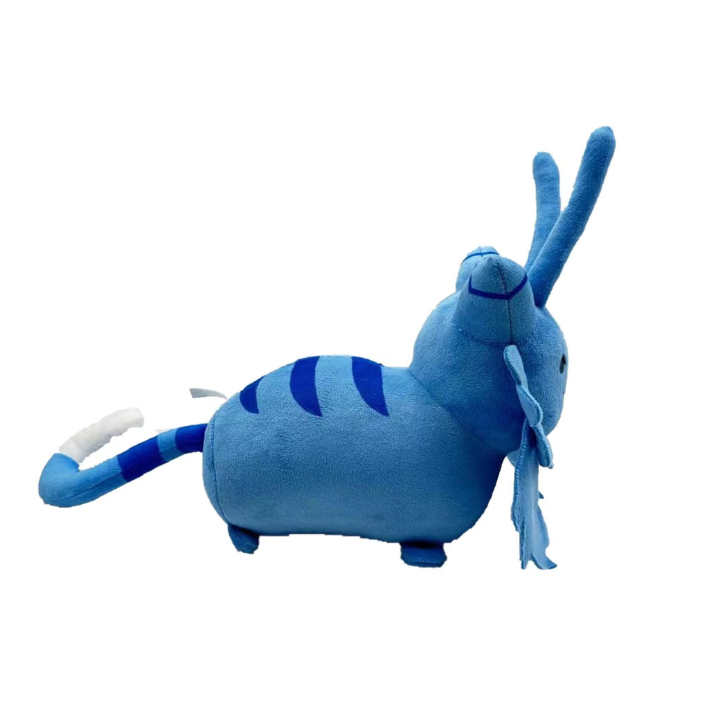 Gnarpy Plush - 8-Inch Regretavator Alien Cat Plush Toy, Soft Blue Plushie for Fans