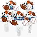 Go, Fight, Win Sports Centerpiece Sticks - 15-Piece Table Topper Set for Baby Showers & Birthdays
