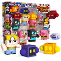 GobiDex 8-Pack Magnetic Action Figures – Block World Creatures STEM Toy for Kids