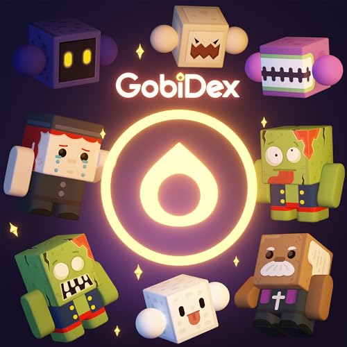 GobiDex 8-Piece Magnetic Figures Playset – Rotatable Monster & Character Toys for Kids