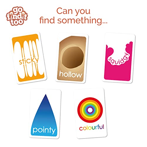 gofindit Scavenger Hunt Card Game – Outdoor Family Travel Game for Kids Ages 3+