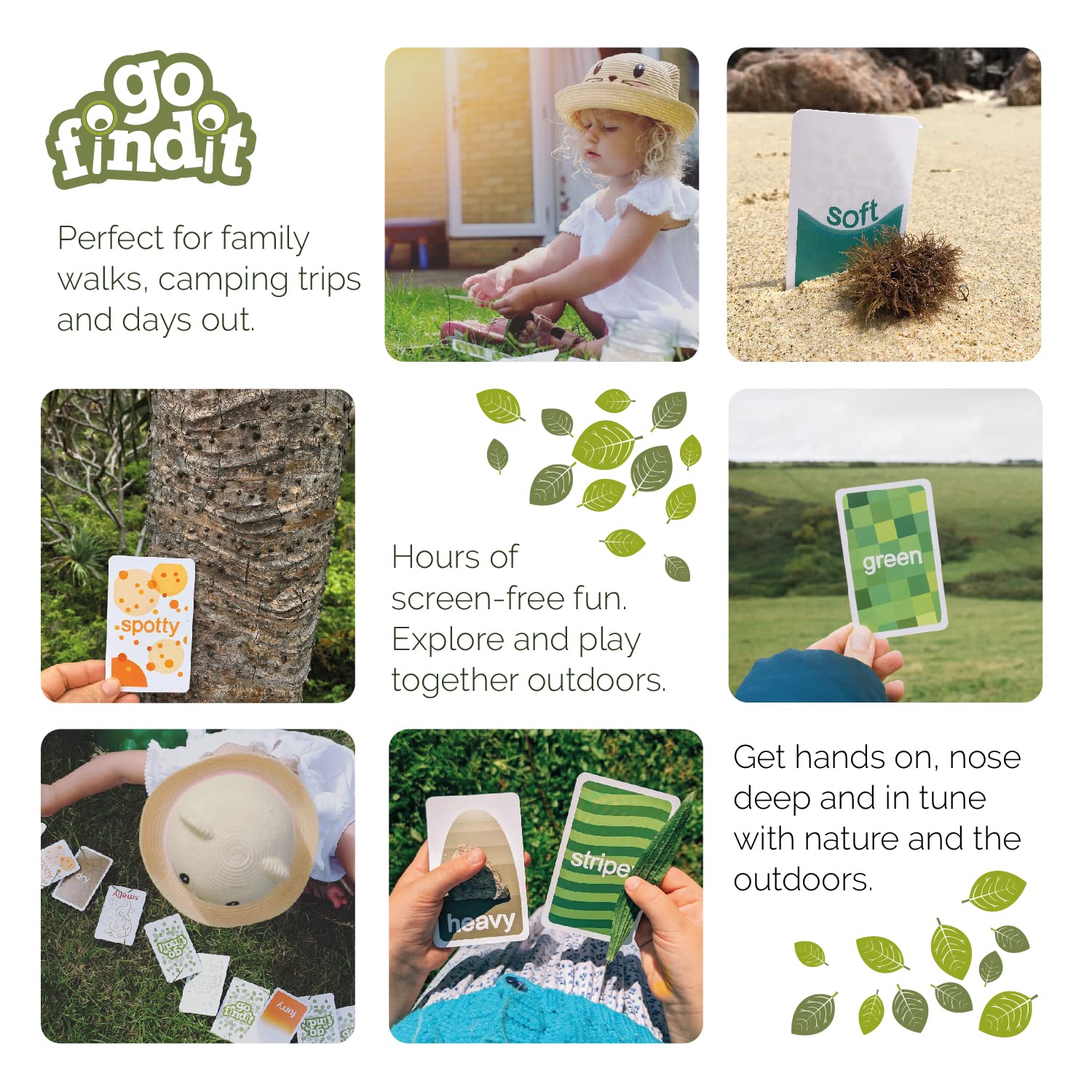 gofindit Scavenger Hunt Card Game – Outdoor & Travel Activity for Kids Ages 3+