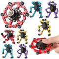 Gokeey Transformable Fidget Spinners - 4 Pack Deformable Chain Spinners, Party Favors for Kids and Adults, Sensory Toy for Travel