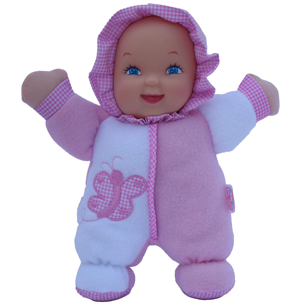 Goldberger Baby's First: 11" Soft & Snuggle Butterfly Doll - Machine Washable, Safe for Infants 0+ Months
