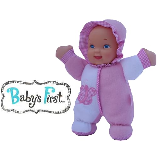 Goldberger Baby's First: 11" Soft & Snuggle Butterfly Doll - Machine Washable, Safe for Infants 0+ Months