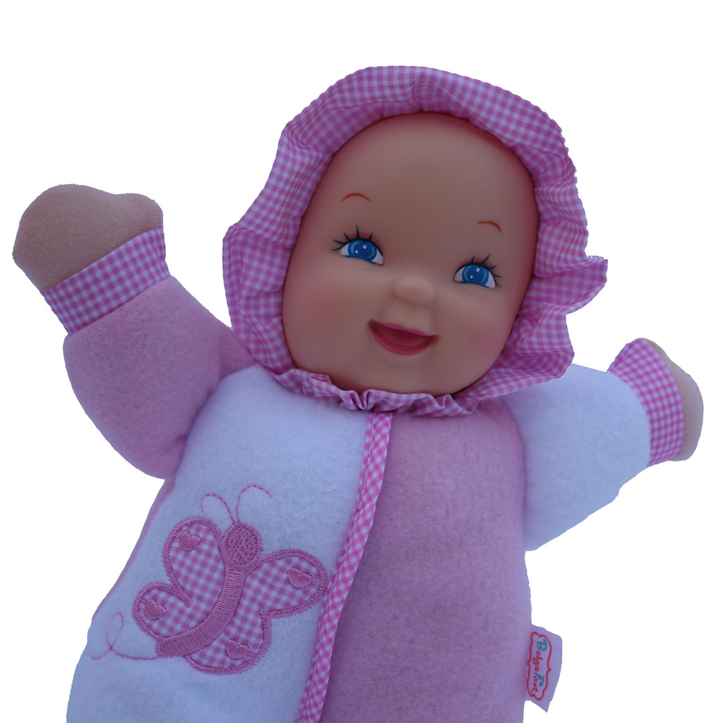 Goldberger Baby's First: 11" Soft & Snuggle Butterfly Doll - Machine Washable, Safe for Infants 0+ Months