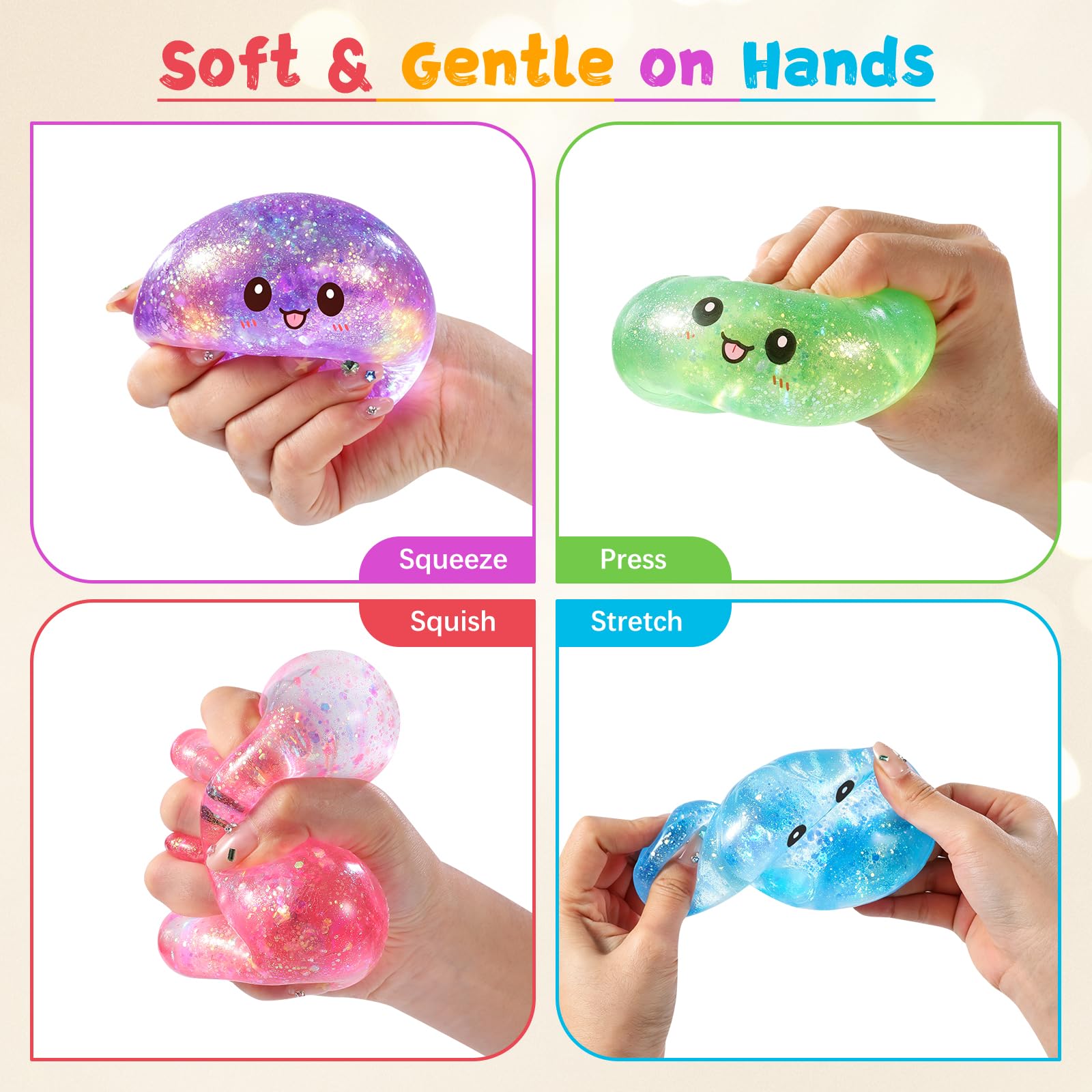 Golden Sugar Dumpling Squishy – Viral Bao Bun Stress Relief Toy, 255g