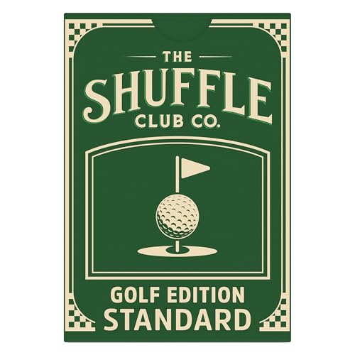 Golf Playing Cards – Hand-Illustrated Vintage Deck, Italian Linen 310GSM, 55 Cards