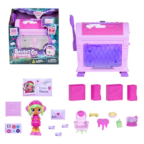 Goliath Secret Findees Magic Mailbox Pink – Includes Audree or Roxee, 10+ Surprises, Ages 4+