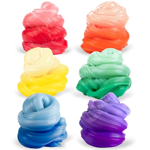 Goody Putty Color Changing Putty 6-Pack – Heat Sensitive Fidget Toy for Stress Relief, Non-Toxic Slime Putty for Kids Ages 3+