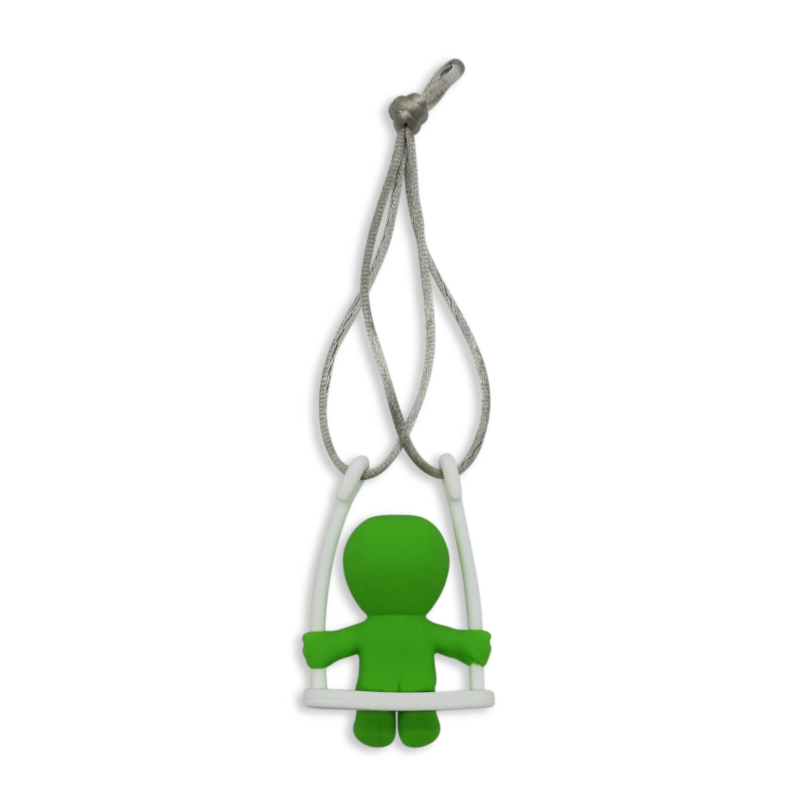 GOOFBALLS Alien Rearview Mirror Swing – Quirky Car Decor for UFO Fans
