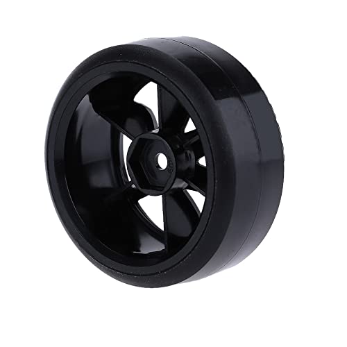 GoolRC 1/10 Drift Car Tires Hard Tyre Replacement Set of 4 (Black) - Fits Traxxas HSP Tamiya HPI Kyosho