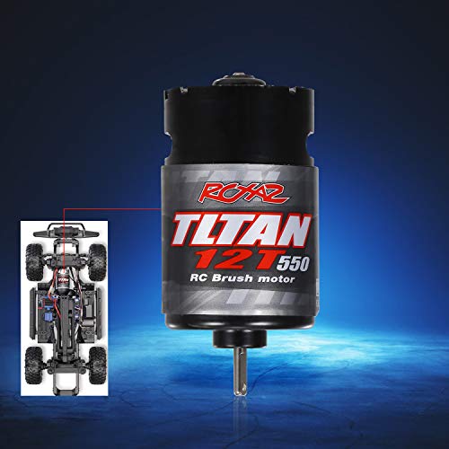 GoolRC 550 12T Brushed Motor with Integrated Fan for 1/10 RC Off-Road Cars