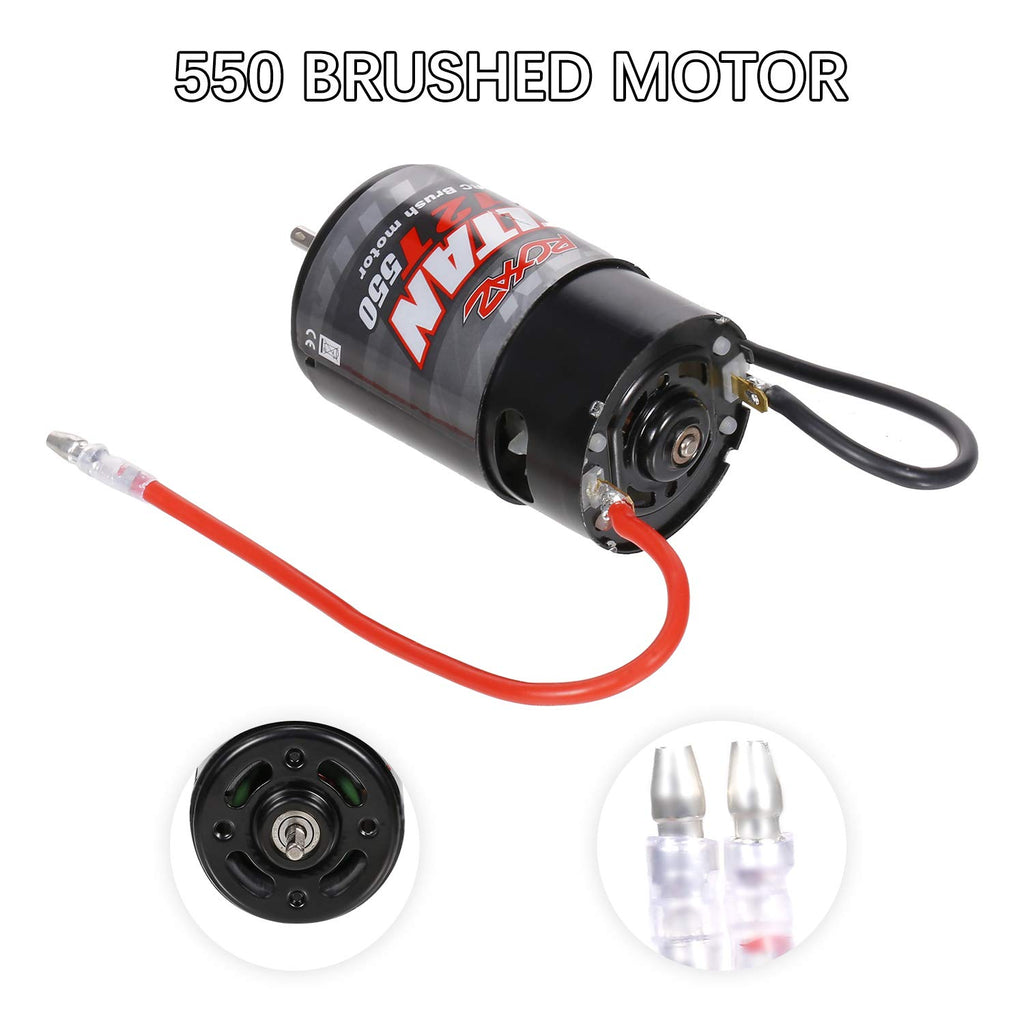 GoolRC 550 12T Brushed Motor with Integrated Fan for 1/10 RC Off-Road Cars