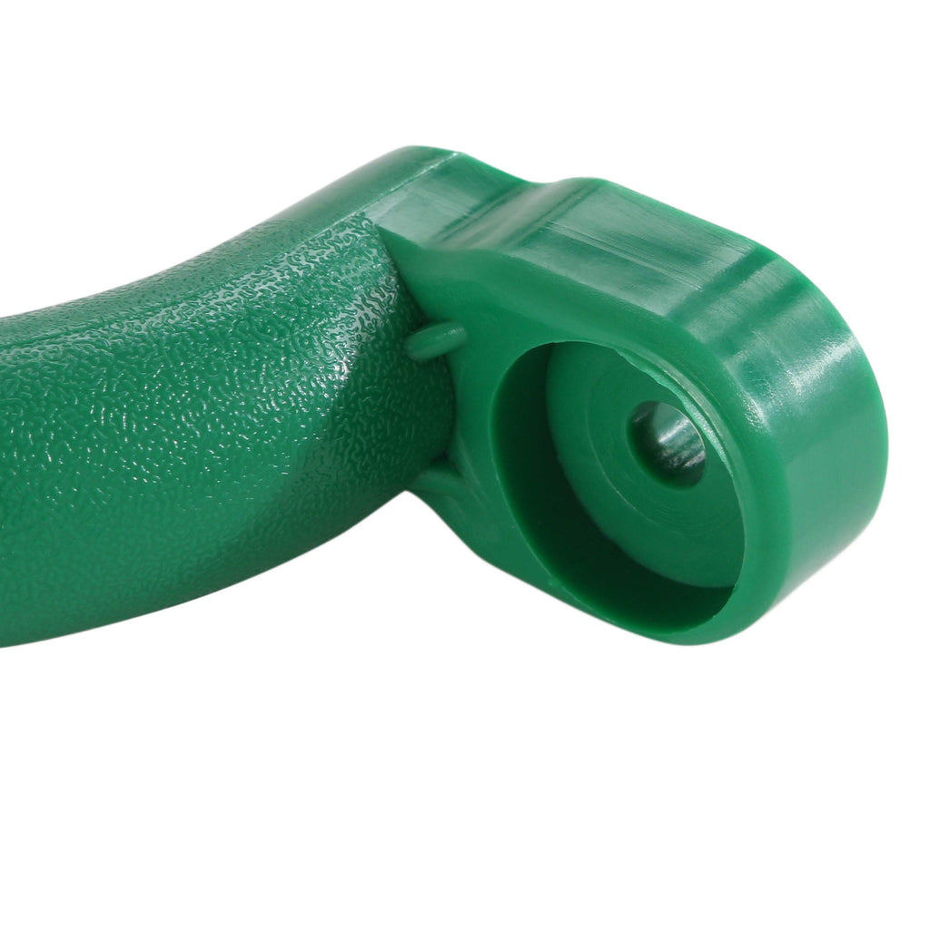 Gorilla Playsets Green Plastic Safety Handles for Swing Sets – Pair with Mounting Hardware