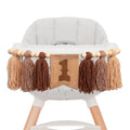 Gostman Cowboy First Birthday High Chair Banner – Brown Cowboy-Themed 1st Birthday Decor for Baby Boy's Highchair