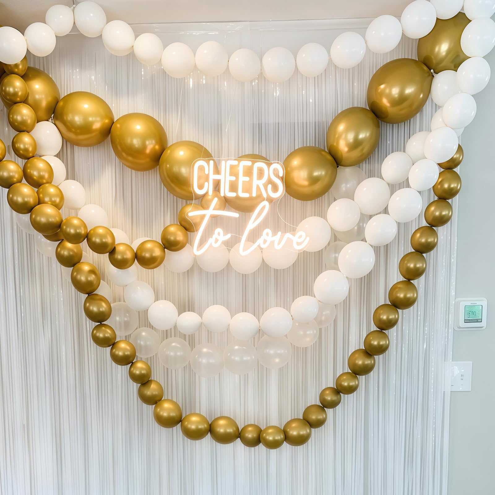 Govpy Clear Quick Link Balloons - 100 Pack 6 Inch Small Bubble Linking Balloons for Balloon Walls, Arches, and Party Decorations