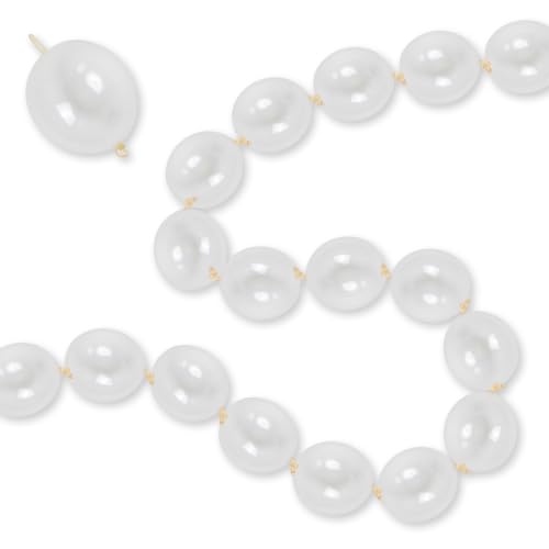 Govpy Clear Quick Link Balloons - 100 Pack 6 Inch Small Bubble Linking Balloons for Balloon Walls, Arches, and Party Decorations