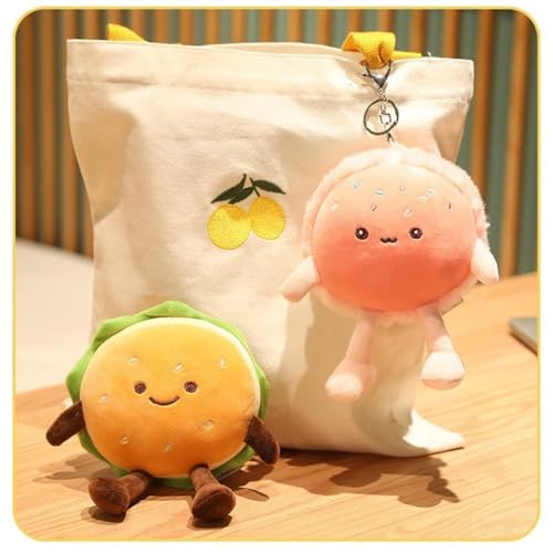 Goylmc 6-Inch Hamburger Plush Toy - Soft PP Cotton Stuffed Food Pillow for Kids
